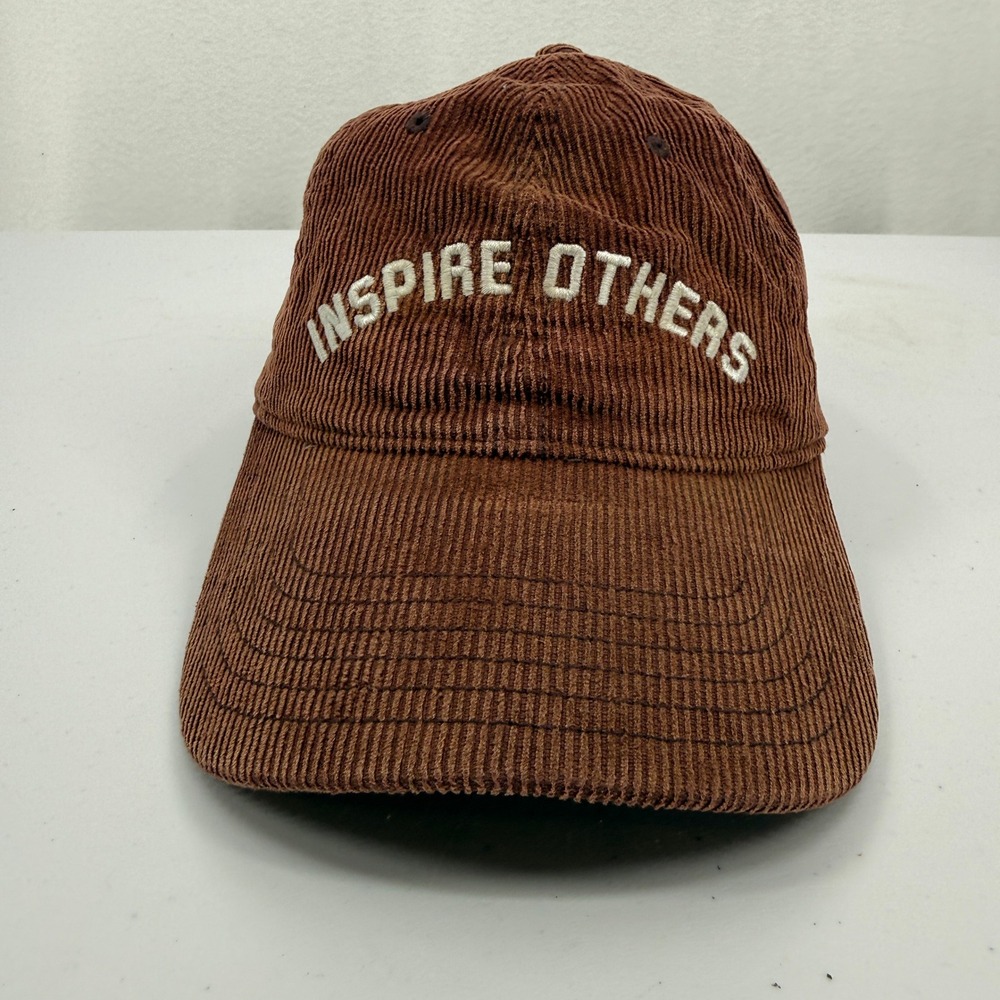 Mad Engine Corduroy Baseball Cap Unisex OSFM Brown Inspire Others Dad Hat